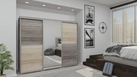 Nt4 Tolóajtós Gardrób