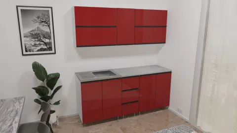 Kamilla Magasfényű Blokk Konyha