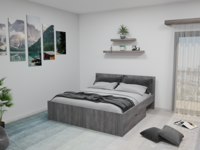 Liza Ágykeret Bútorlap Betéttel